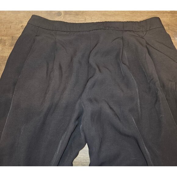 Zara Palazzo Black Pants Size Large Office Workwear - Picture 5 of 10